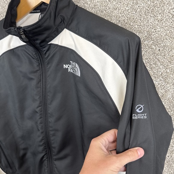 The North Face Flight Series Black &‎ White Jacket Lightweight Women Large - Picture 2 of 8